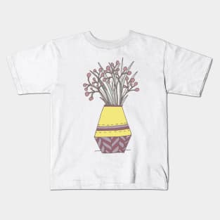 Plum Blooms Kids T-Shirt